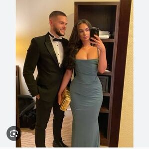 House of CB Teal Maxi Dress